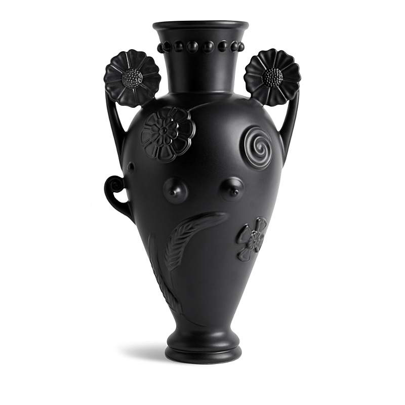 L'objet Pantheon Orpheus Amphora Diffuser Vase In Black