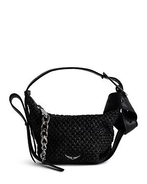 Shop Zadig & Voltaire Cecilia Extra Small Shoulder Bag In Noir