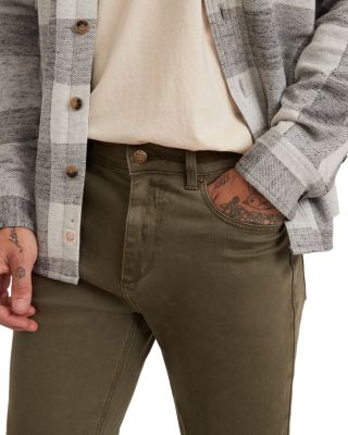 Slim Fit Jeans in Thyme Green