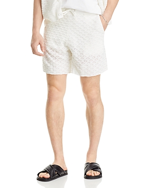 Shop Coney Island Picnic Resort Sweater Knit Slim Fit 6.5 Shorts In Cloud Danc
