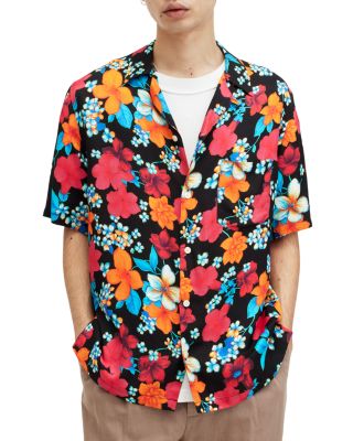 ALLSAINTS - Spiros Short Sleeve Camp Shirt