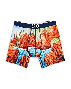 Shop Saxx Slim Fit Volt Mesh Boxer Briefs In Dawn Patro
