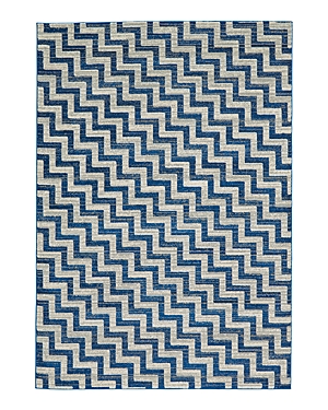Feizy Brixton 6163605f Area Rug, 8' X 11' In Blue/ivory