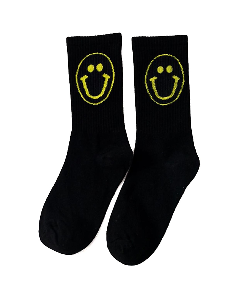 Malibu Sugar Happy Face Socks - Big Kid