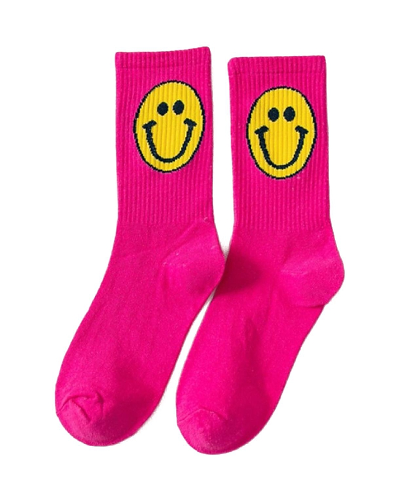 Malibu Sugar Happy Face Socks - Big Kid