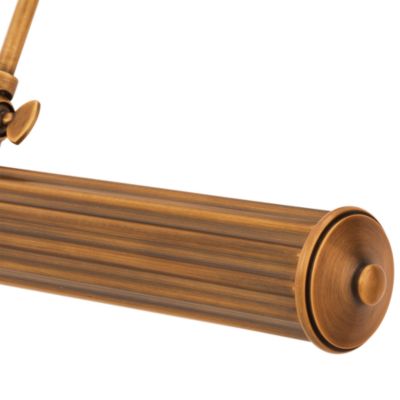 Luca Large Wall Lamp, Antique Brass Finish