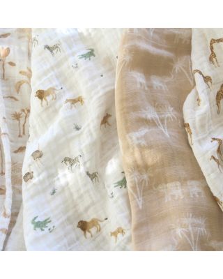 Muslin Swaddles Safari Dreams, Pack of 4