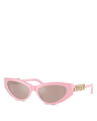 Versace - Bright Greca Cat Eye Sunglasses, 56mm