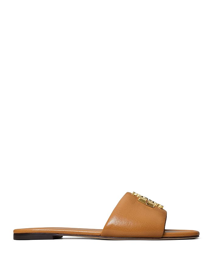Shop Tory Burch Women's Eleanor Slide Sandals In Caramel Corn