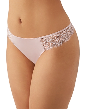 Shop B.tempt'd By Wacoal It's On Lace Trim Thong In Rose Smoke