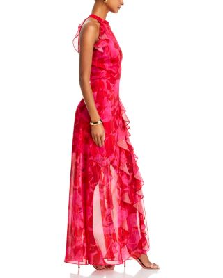 Sleeveless Ruffled Maxi Dress - Exclusive