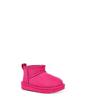 Shop Ugg Unisex Classic Ultra Mini Boots - Toddler In Berry