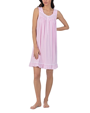 Striped Sleeveless Nightgown