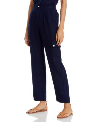 Bella Dahl - Pleated Linen Cargo Pants