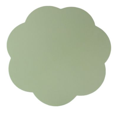 Scalloped Lacquer 13" Placemats, Set of 4