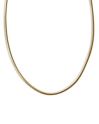 Argento Vivo - Tubogas Chain Collar Necklace, 17"-19"