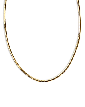 Tubogas Chain Collar Necklace, 17-19