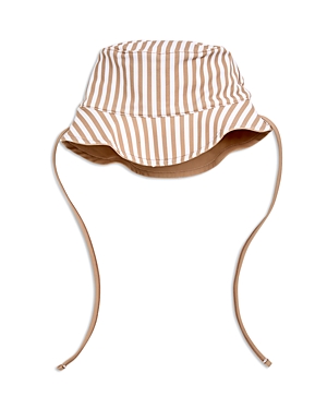 Shop Firsts By Petit Lem Girls' Reversible Sun Hat - Baby In Sand