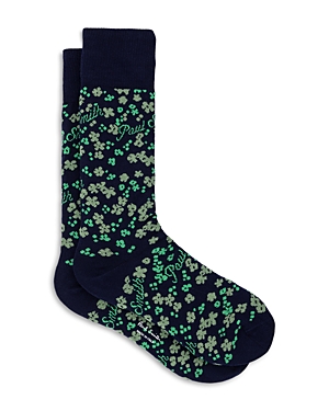 Shop Paul Smith Fabian Floral Socks In 47