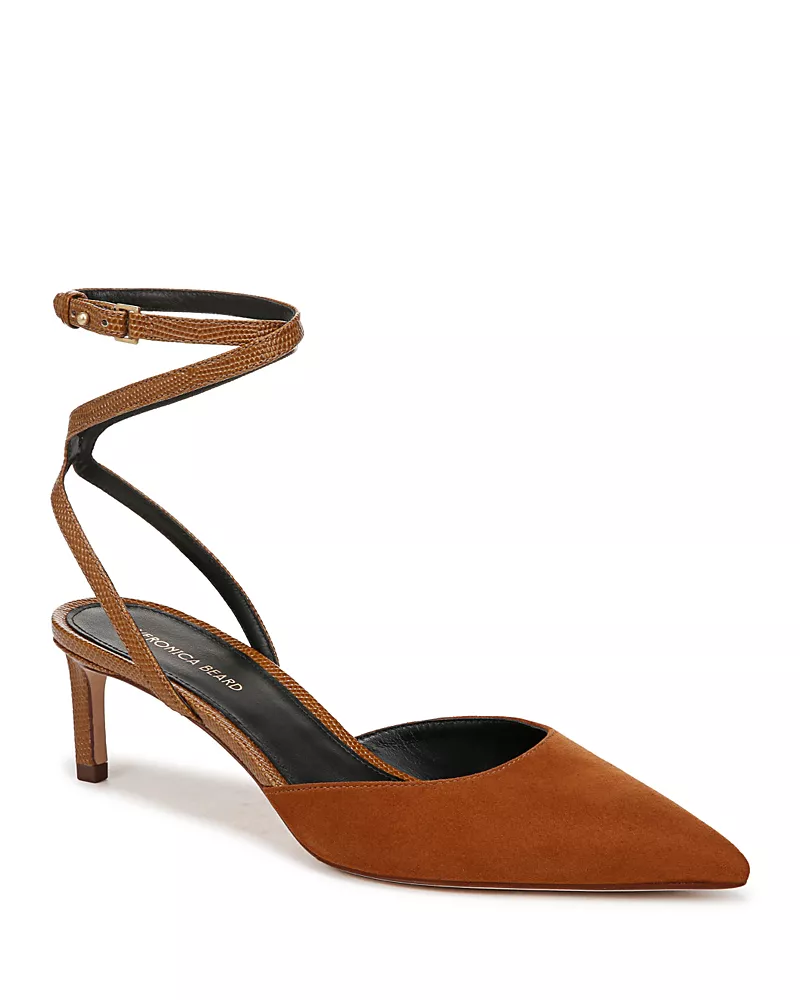 Veronica Beard Women's Colette Ankle Strap Pumps
