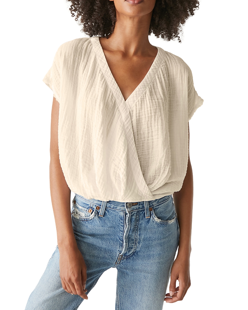 Michael Stars Evie Faux Wrap Top