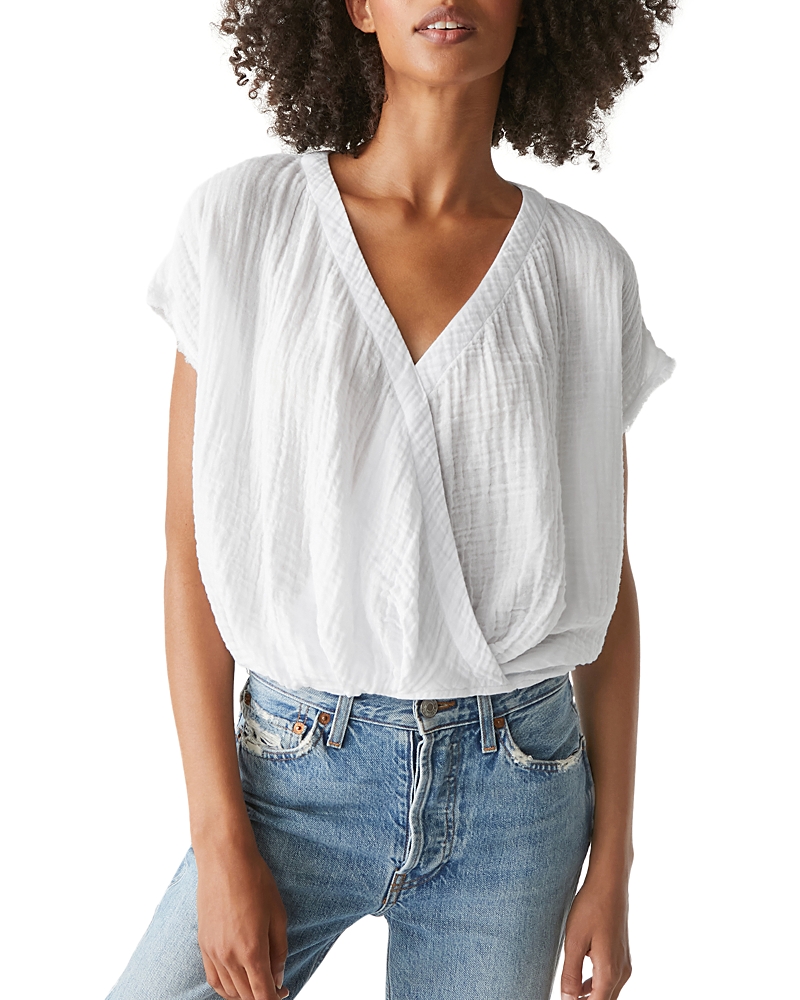 Michael Stars Evie Faux Wrap Top