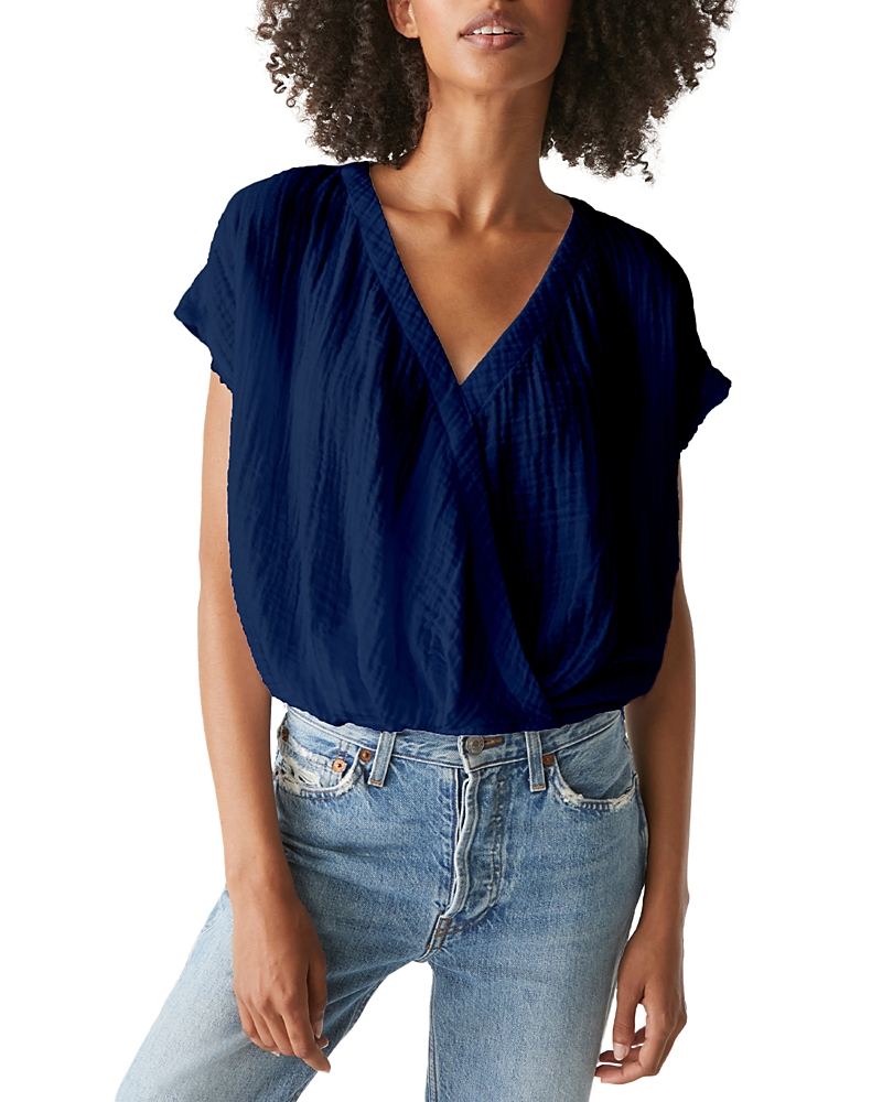 Michael Stars Evie Faux Wrap Top
