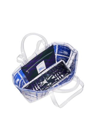 Burberry Equestrian Knight Design Transparent Tote Bag