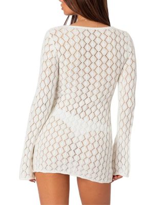 Brie Cut Out Crochet Mini Dress