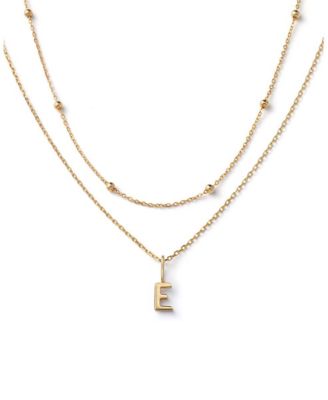 Ana Luisa 10K Gold Layered Letter Necklace