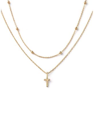 Ana Luisa 10K Gold Layered Letter Necklace