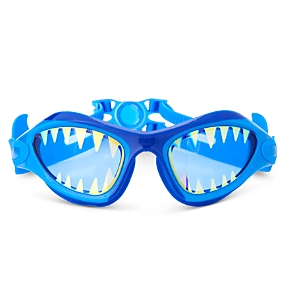 Shop Bling2o Boys' Riptide Royal Megamouth Swim Goggles - Ages 6+ In Blue