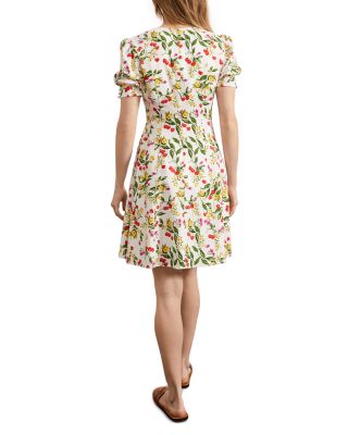 【関税なし】HOBBS ホッブス coniston 花柄 リネン混 ドレス 13627283_fpx.tif
