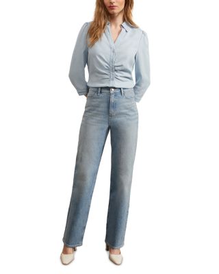 Limited Leigh Straight Leg Jean in Light Wash