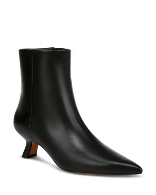 Vince - Women's Billy Pointed Toe Mid Heel Ankle Booties