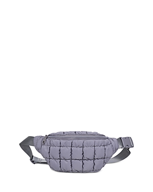 Shop Sol & Selene Resurgence Puffer Belt Bag In Grey