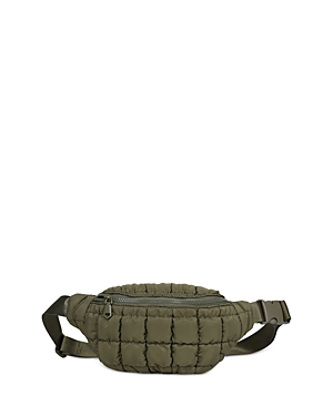 Sol & Selene Resurgence Puffer Belt Bag In Olive