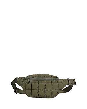 Shop Sol & Selene Resurgence Puffer Belt Bag In Olive