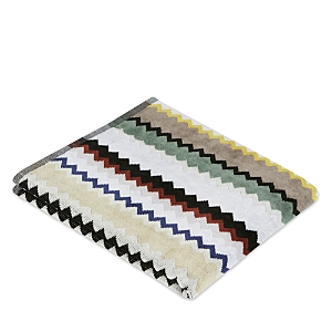 Shop Missoni Home Curt Bath Towel In Nero