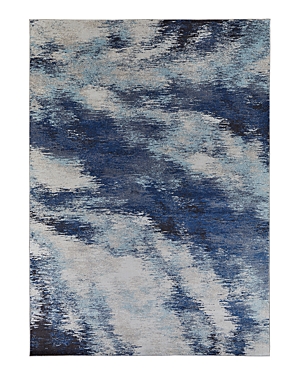 Shop Feizy Edgemont Edg39itf Area Rug, 7'10 X 10' In Blue/ivory