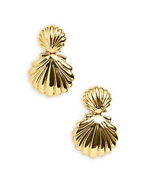 Shop Baublebar Out Of This Shell Earrings, 2l In Gold