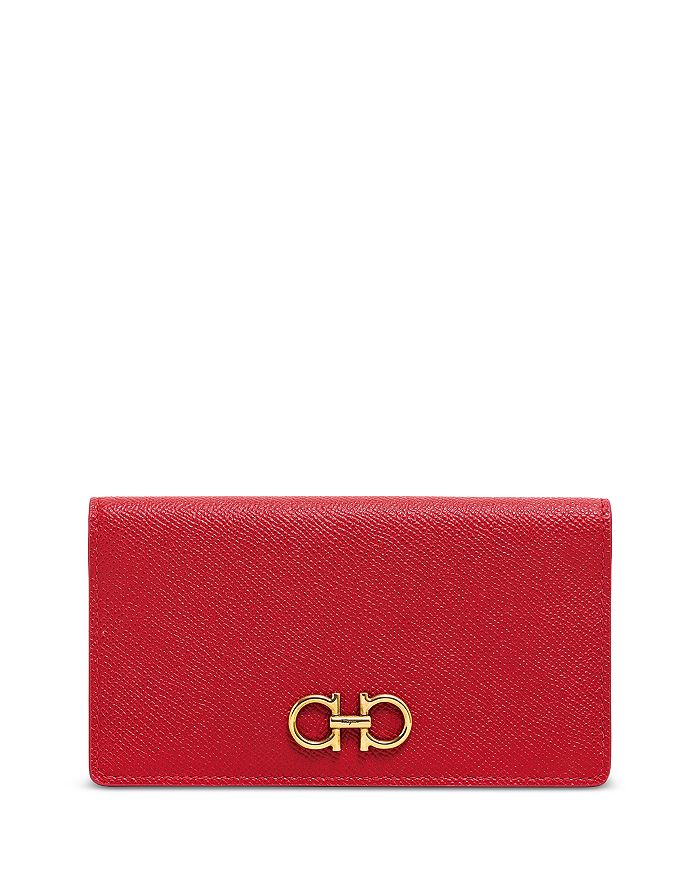 Gancini Continental Wallet in Hammered Leather main image 1