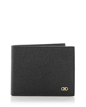 Ferragamo Gancini Wallet In Nero