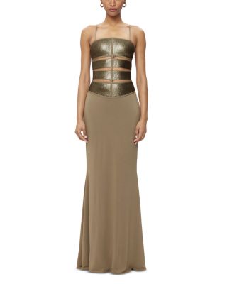 Herve Leger Nova Sequin Gown