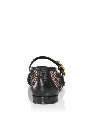 Women's Arabella Mesh Mary Jane Ballet Flats