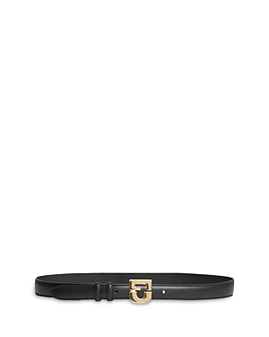 Shop Gerard Darel Le Lauren Logo Belt In Black