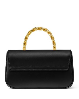 La Medusa Small Satin Top Handle Bag