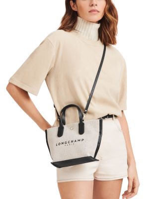 トートバッグ Longchamp Borsa Con Manico Xs Essential Essential XS Handbag Ecru - Canvas | Longchamp US