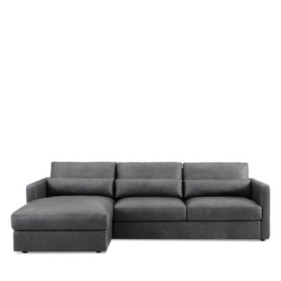Amaro 2-Piece Leather Sectional