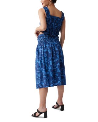 Maternity Poplin Floral Top &amp; Skirt Set